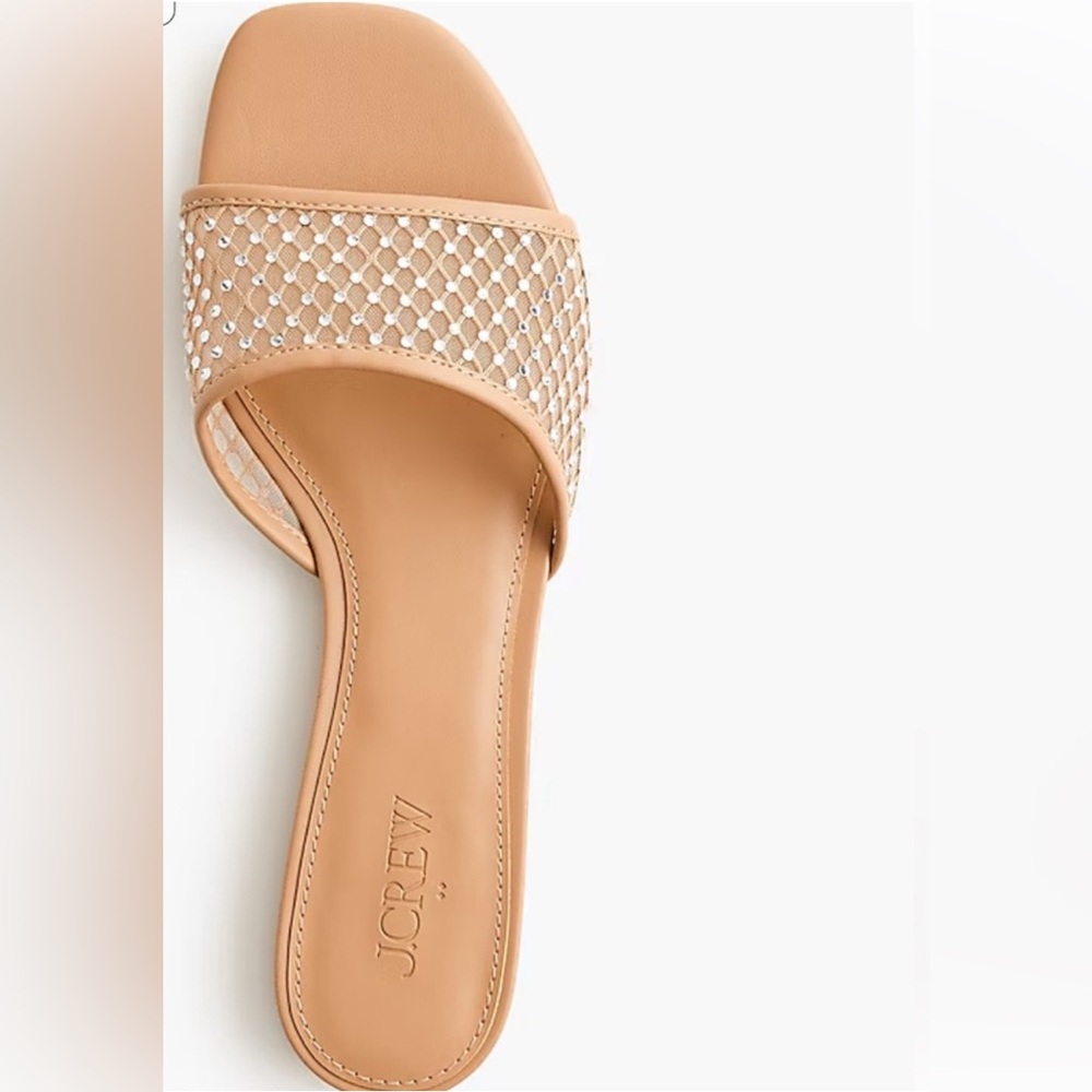 Jcrew Rhinestone mesh slide sandals - Picture 3 of 3